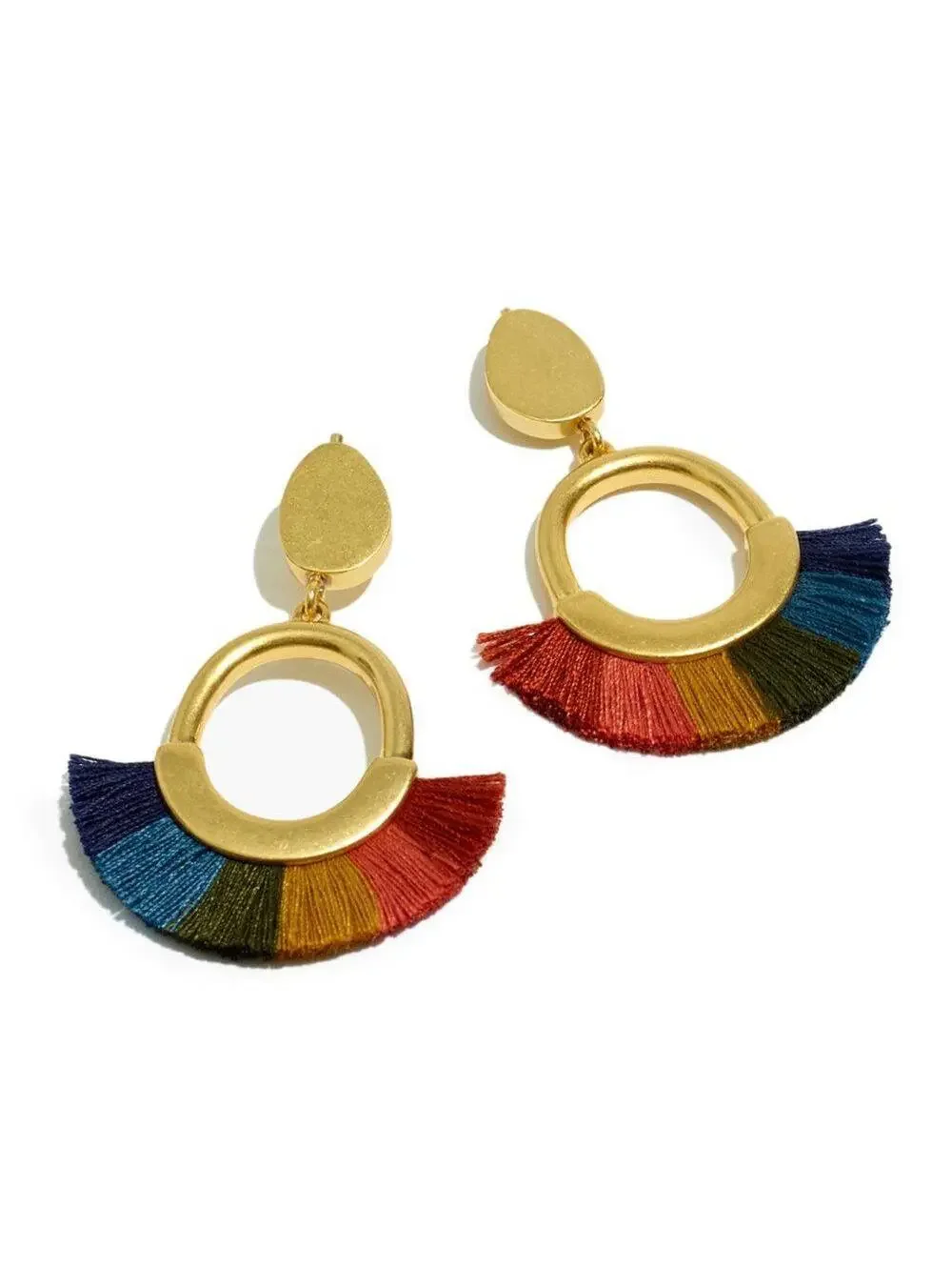 Madewell Fringe Statement Earrings